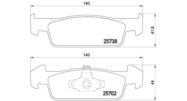 MAGNETI MARELLI Комплект тормозных колодок, дисковый тормоз 363700468060